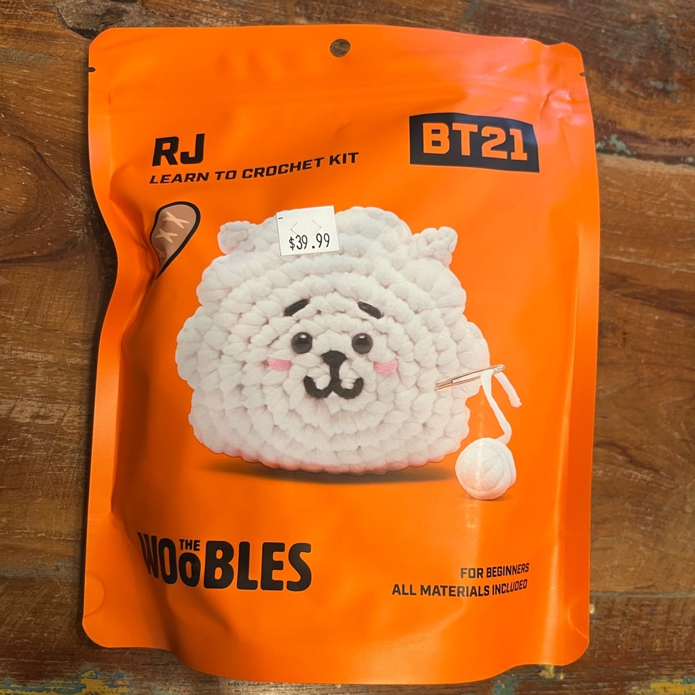 New in Original Packaging Woobles RJ Crochet Kit